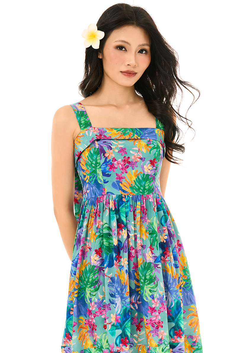 Painted Pacific Print Tank Pixie Dress