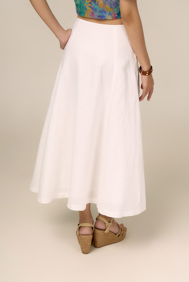 Linen Horizon Skirt