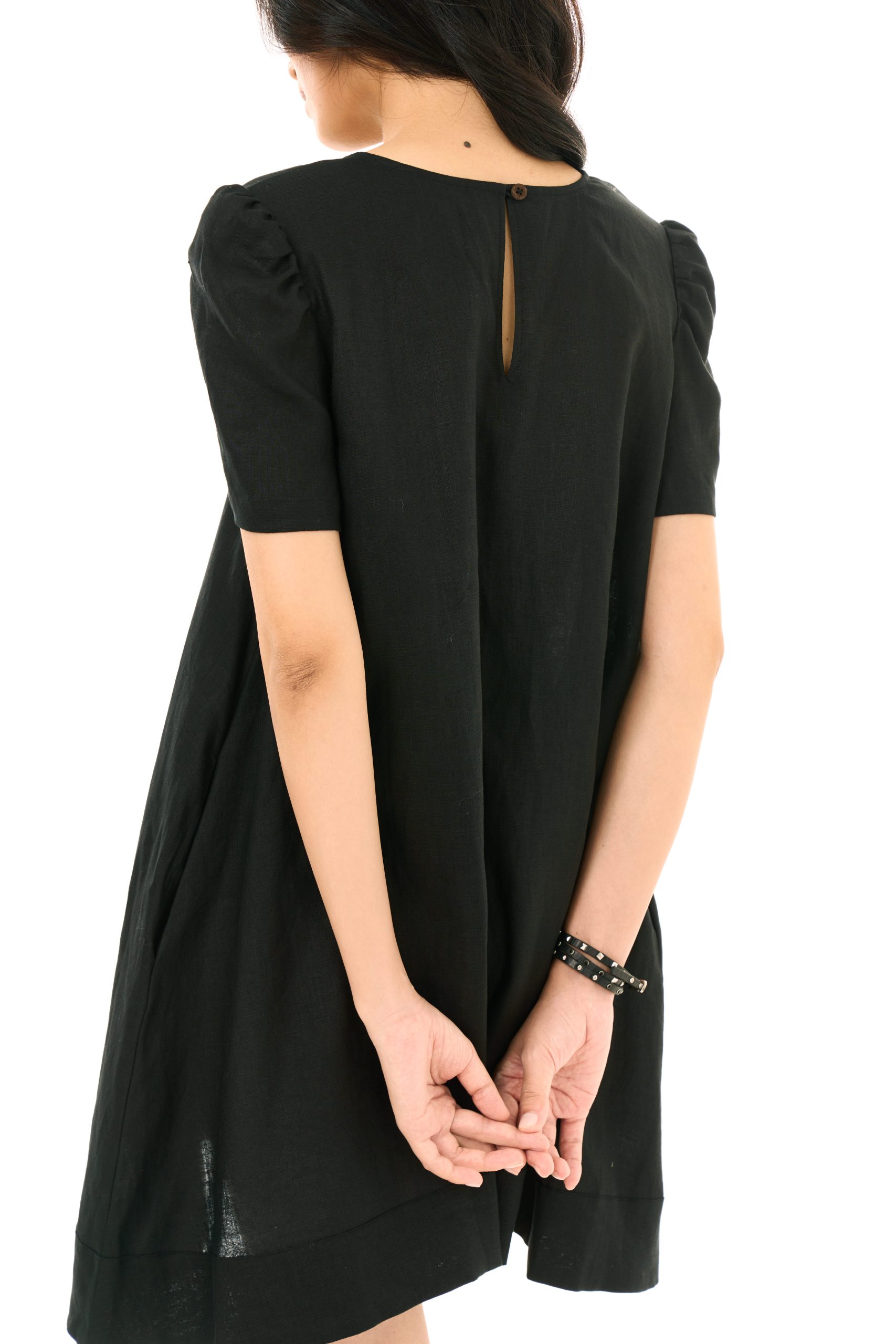 Linen Drift Short Dress